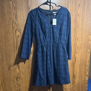 J. Crew Navy Blue Casual Dress